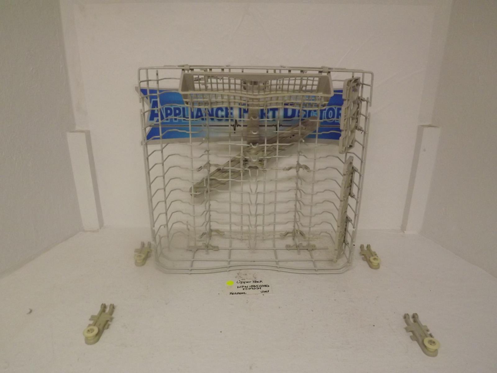 Kenmore Dishwasher WPW10350382 8539234 Upper Rack Used Kenmore Dishwasher WPW10350382 8539234 Upper Rack Used